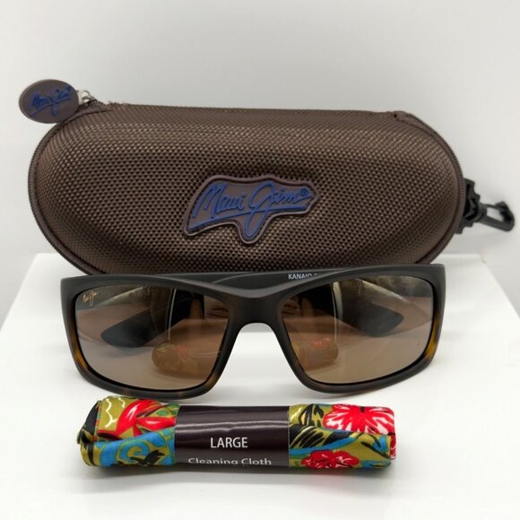 Maui Jim Kanaio Coast Matte Tortoise Ombre Sunglasses H766-10MF - Picture 1 of 8